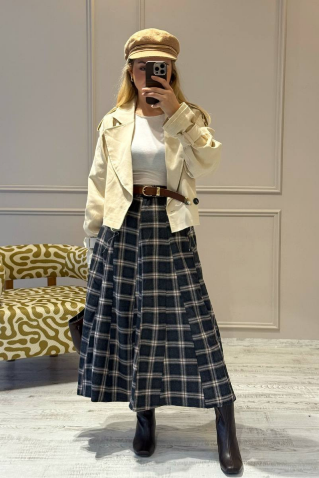 Ekose MaxiBoy Etek/Lacivert