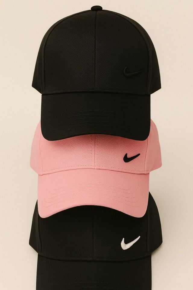 Siyah NK Marka Günlük Şapka